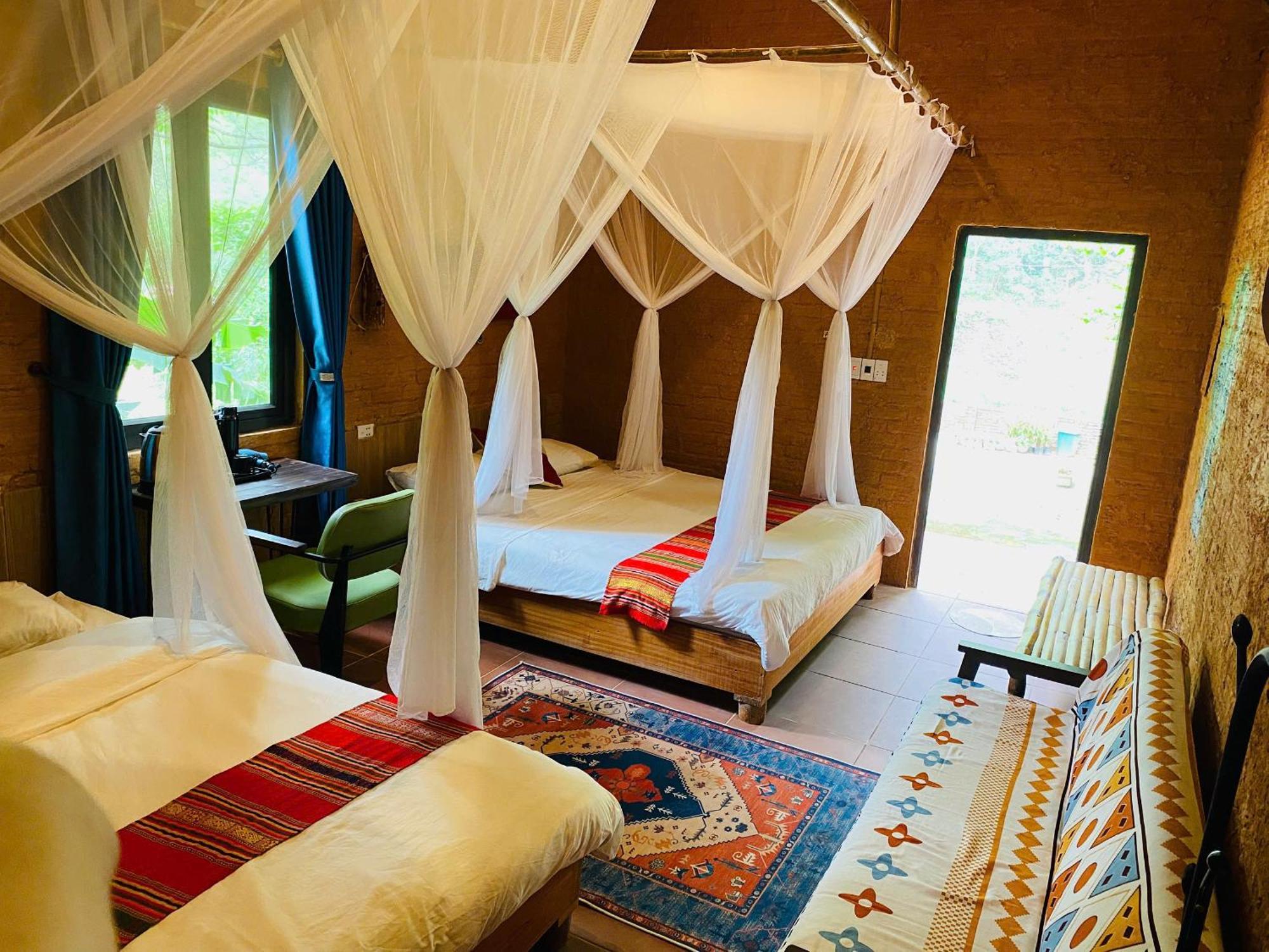 Pu Luong Homestay & Tours Huong Ba Thuoc Ngoại thất bức ảnh