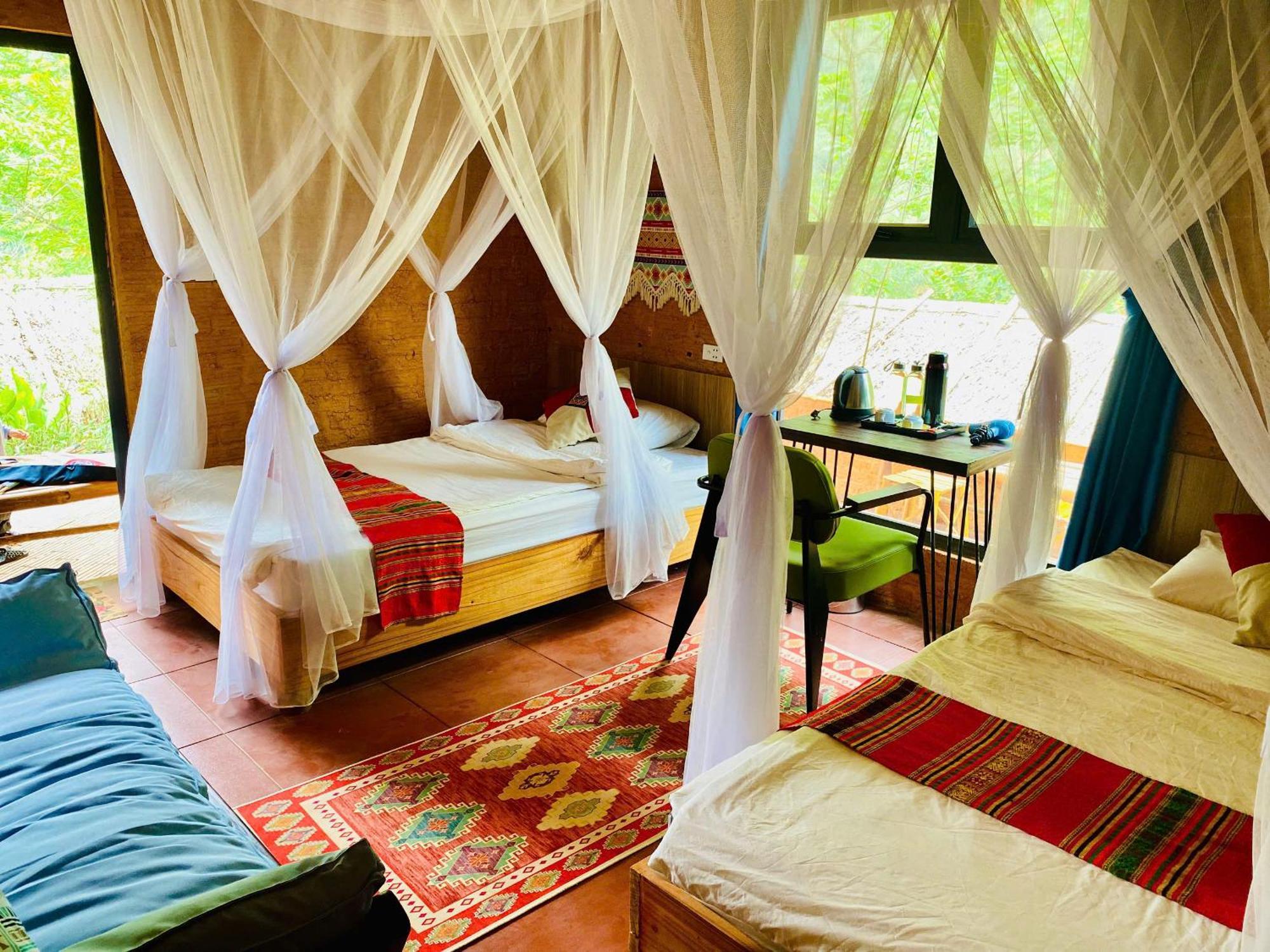 Pu Luong Homestay & Tours Huong Ba Thuoc Ngoại thất bức ảnh